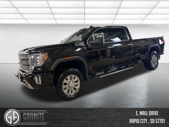 Onyx Black 2020 GMC Sierra 3500HD Denali Crew Cab 4WD Pickup Truck Four-Wheel Drive Automatic