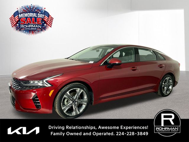 Passion Red 2023 Kia K5 EX FWD Sedan Front-Wheel Drive 8-Speed Automatic