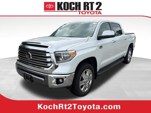 Super White 2021 Toyota Tundra Pickup Truck Four-Wheel Drive 6-Speed Automatic