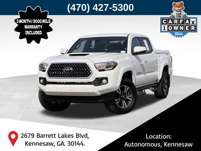 Super White 2019 Toyota Tacoma Pickup Truck 4X2 6-Speed Automatic