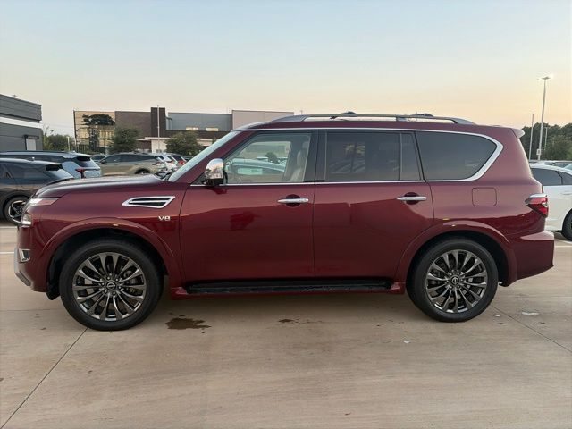 2021 Nissan Armada Platinum Red at Shottenkirk Kia Fort Bend