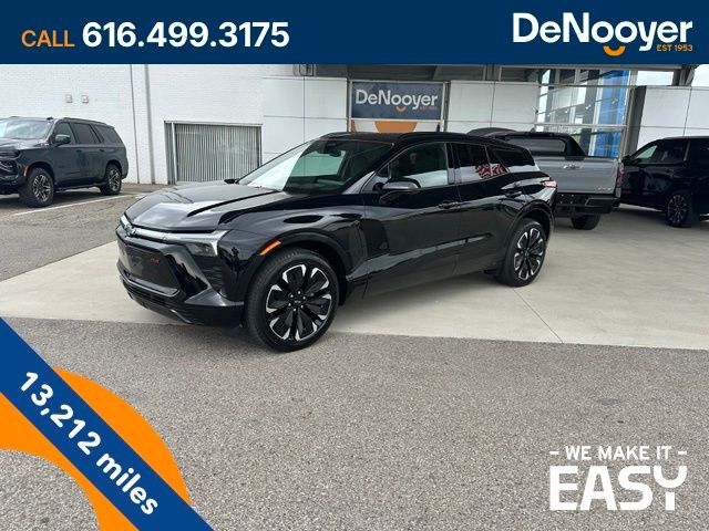 Black 2025 Chevrolet Blazer EV RS eAWD SUV / Crossover All-Wheel Drive 1-Speed Automatic