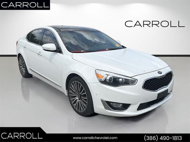 Snow White Pearl 2015 Kia Cadenza Premium Sedan Front-Wheel Drive 6-Speed Automatic