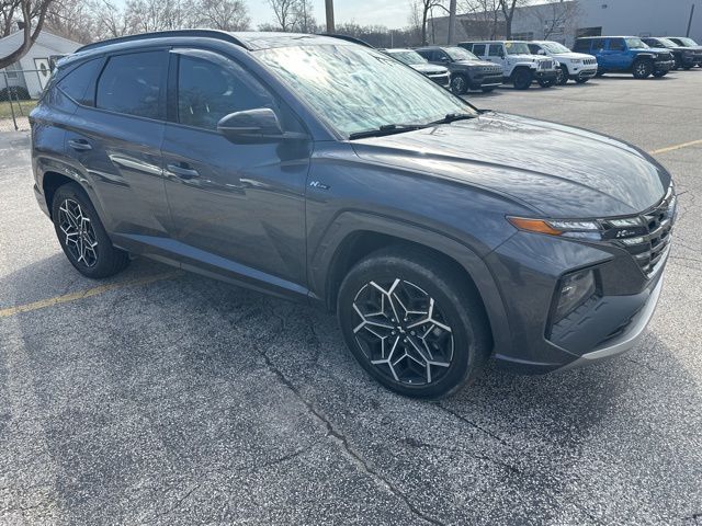 Portofino Gray 2023 Hyundai Tucson N Line AWD SUV / Crossover All-Wheel Drive 8-Speed Automatic