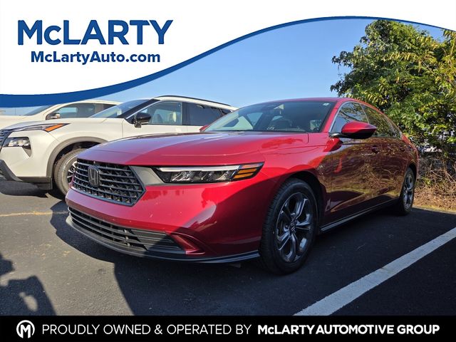 Radiant Red Metallic 2023 Honda Accord Sedan Front-Wheel Drive Continuously Variable Transmission
