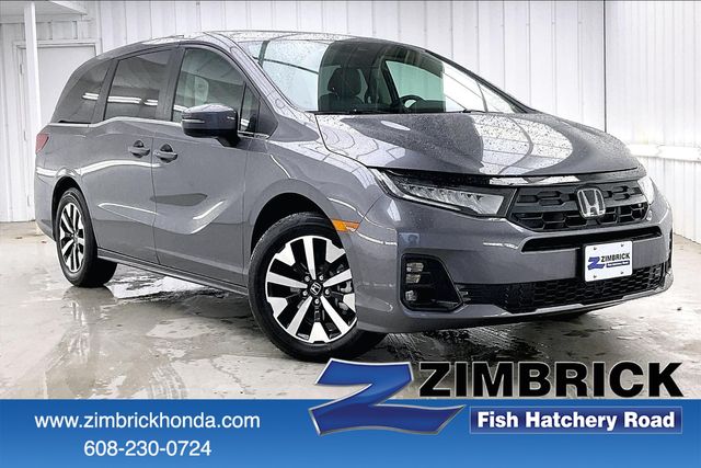 Gray (Modern Steel Metallic) 2026 Honda Odyssey EX-L FWD Minivan Front-Wheel Drive Automatic