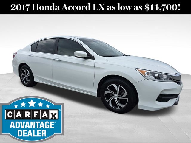 White Orchid 2017 Honda Accord LX FWD Sedan Front-Wheel Drive Continuously Variable Transmission