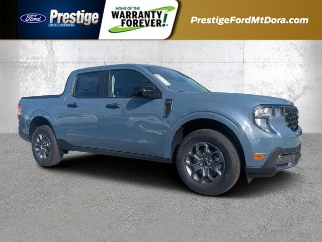 Blue (Azure Gray Metallic Tri-Coat) 2026 Ford Maverick XLT SuperCrew FWD Pickup Truck Front-Wheel Drive Continuously Variable Transmission