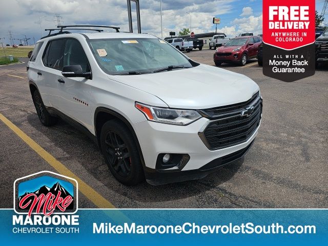 White (Iridescent Pearl Tricoat) 2020 Chevrolet Traverse Premier AWD SUV / Crossover Four-Wheel Drive 9-Speed Automatic