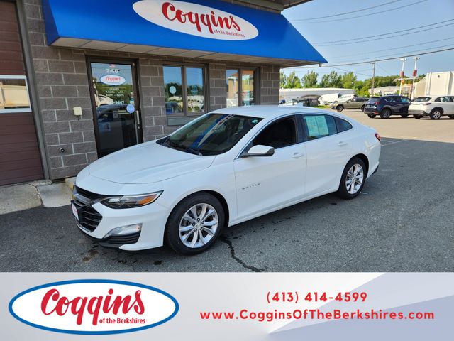 Summit White 2020 Chevrolet Malibu Sedan Front-Wheel Drive Continuously Variable Transmission