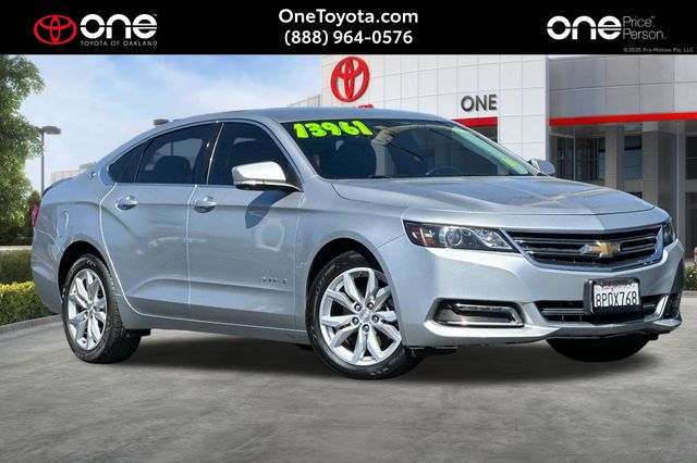 Silver Ice Metallic 2018 Chevrolet Impala LT FWD Sedan Front-Wheel Drive 6-Speed Automatic Overdrive