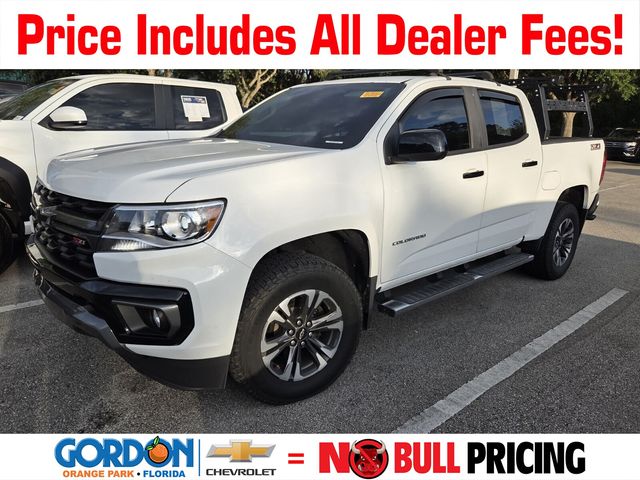 Summit White 2021 Chevrolet Colorado Z71 Crew Cab RWD Pickup Truck 4X2 8-Speed Automatic