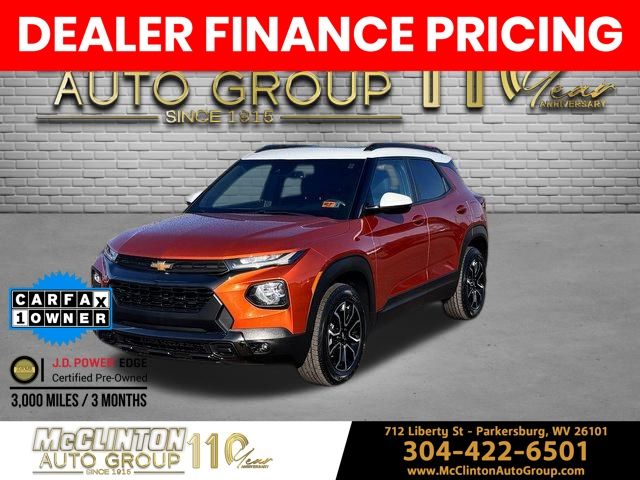 2022 Vivid Orange Metallic Chevrolet TrailBlazer ACTIV AWD SUV