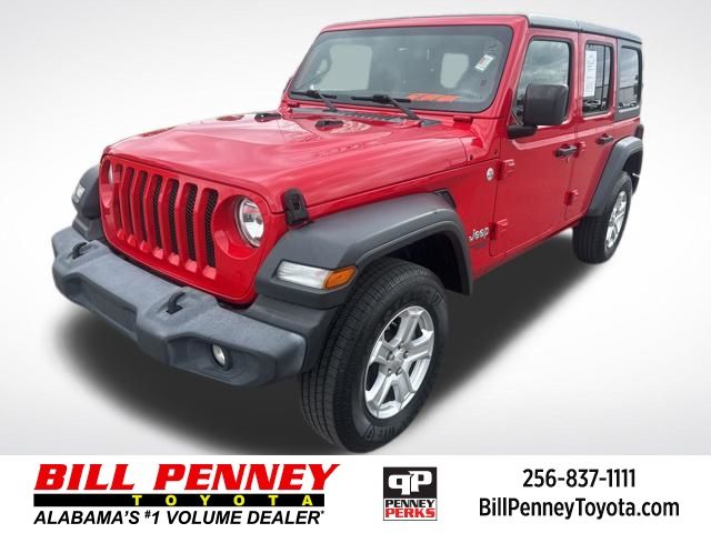 Firecracker Red Clearcoat 2018 Jeep Wrangler Unlimited Sport 4WD SUV / Crossover Four-Wheel Drive 8-Speed Automatic