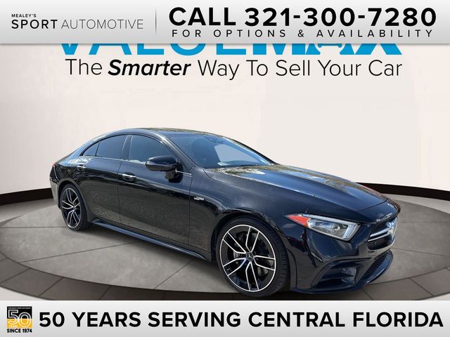 Obsidian Black Metallic 2021 Mercedes-Benz CLS AMG CLS 53 4MATIC Coupe All-Wheel Drive 9-Speed Automatic