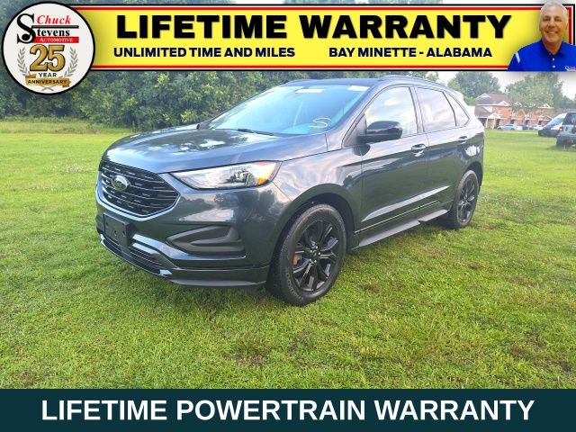 Blue Metallic 2022 Ford Edge SE AWD SUV / Crossover All-Wheel Drive 8-Speed Automatic