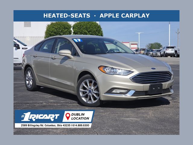White Gold 2017 Ford Fusion SE Sedan Front-Wheel Drive 6-Speed Automatic