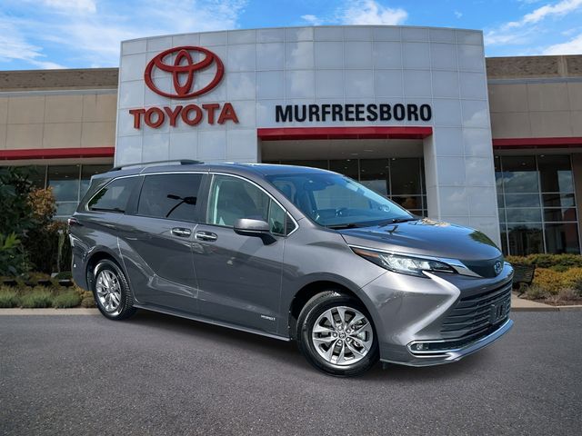 Predawn Gray Mica 2021 Toyota Sienna XLE 7-Passenger AWD Minivan All-Wheel Drive Continuously Variable Transmission