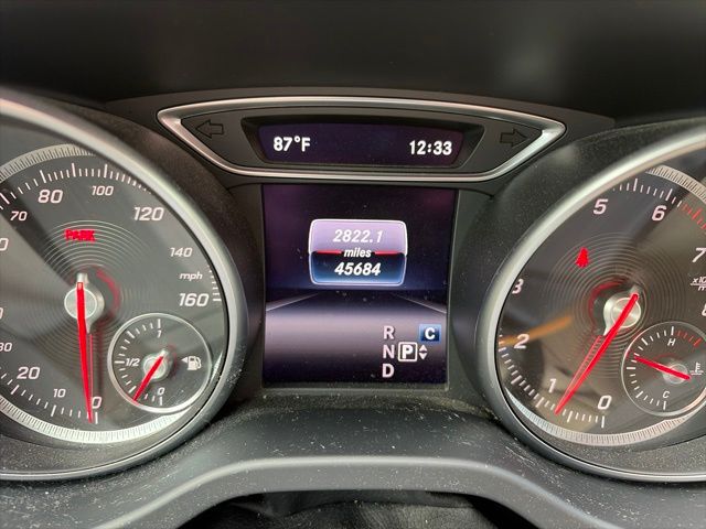 Red 2018 Mercedes-Benz CLA Sedan Front-Wheel Drive 7-Speed Dual Clutch