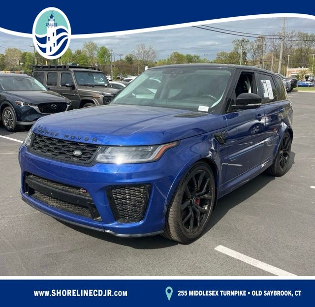 Blue 2022 Land Rover Range Rover Sport SVR AWD SUV / Crossover All-Wheel Drive 8-Speed Automatic