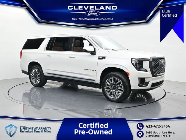 White Frost Tricoat 2023 GMC Yukon XL SUV / Crossover Four-Wheel Drive