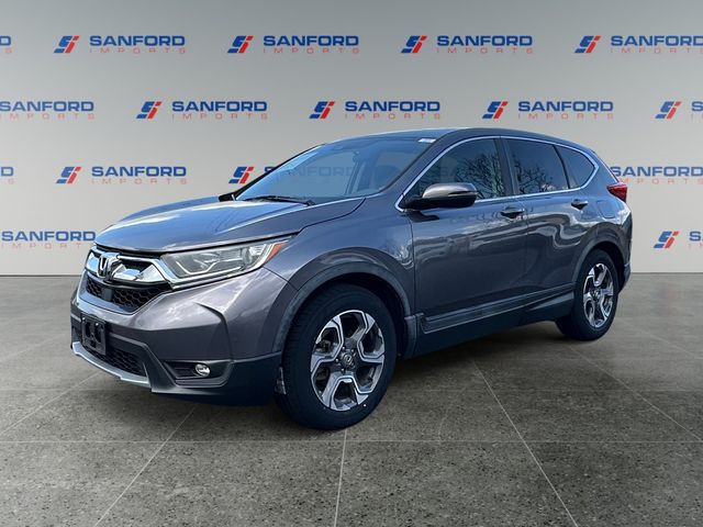 Gray 2018 Honda CR-V EX FWD SUV / Crossover Front-Wheel Drive Continuously Variable Transmission