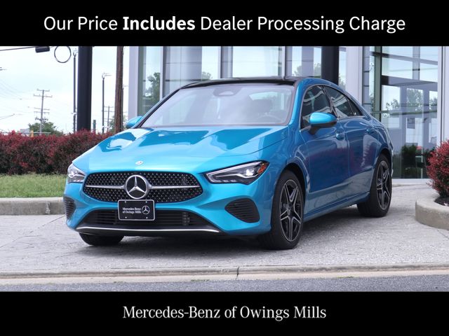 MANUFAKTUR Hyper Blue Metallic 2026 Mercedes-Benz CLA Coupe All-Wheel Drive 8-Speed Dual Clutch