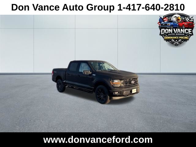 Agate Black Metallic 2026 Ford F-150 XLT SuperCrew 4WD Pickup Truck Four-Wheel Drive Automatic