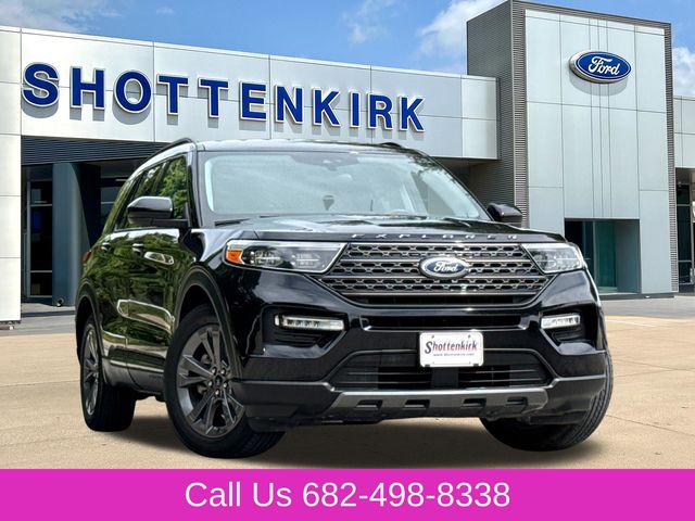 Black Metallic 2023 Ford Explorer SUV / Crossover Rear-Wheel Drive Automatic