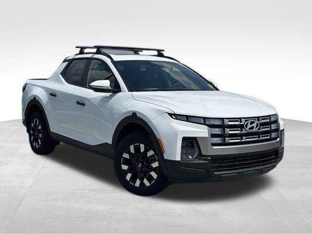 White 2025 Hyundai Santa Cruz Pickup Truck All-Wheel Drive 8-Speed Automatic