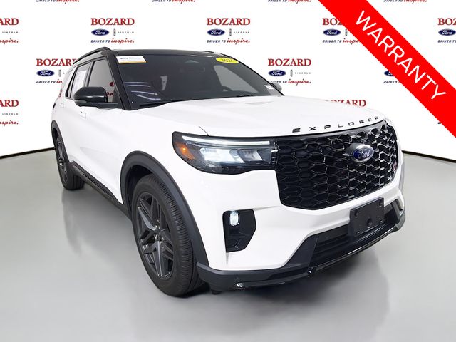 White Metallic 2025 Ford Explorer SUV / Crossover All-Wheel Drive Automatic