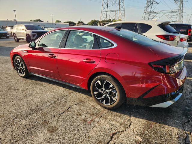 2025 Hyundai Sonata SEL Red at Victoria Chrysler Dodge Jeep Ram