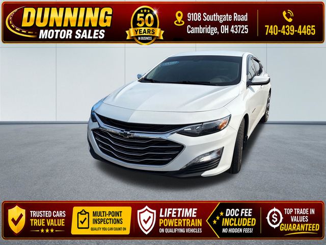 Summit White 2022 Chevrolet Malibu Sedan Front-Wheel Drive Continuously Variable Transmission