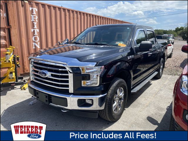 Shadow Black 2017 Ford F-150 XLT SuperCrew 4WD Pickup Truck Four-Wheel Drive 6-Speed Automatic