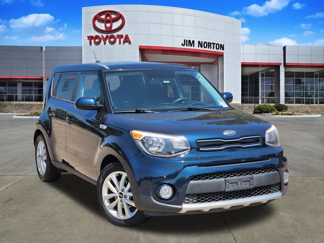 Mysterious Blue 2018 Kia Soul Wagon Front-Wheel Drive 6-Speed Automatic