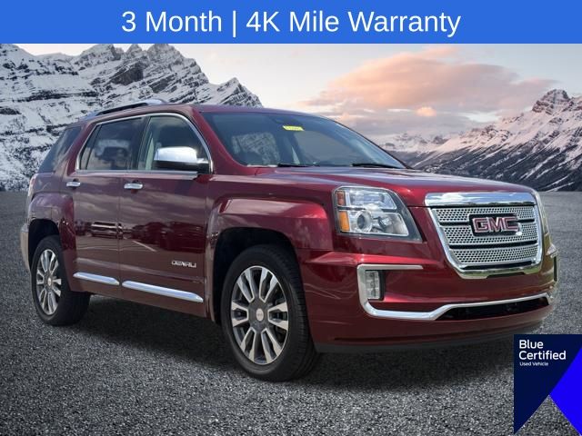 Crimson Red 2017 GMC Terrain Denali SUV / Crossover Front-Wheel Drive 6-Speed Automatic