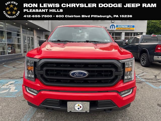 Race Red 2022 Ford F-150 Pickup Truck Four-Wheel Drive Automatic