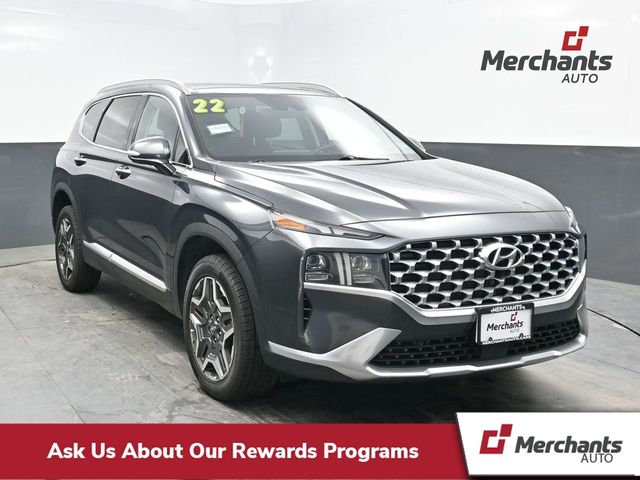 Portofino Gray 2022 Hyundai Santa Fe SUV / Crossover All-Wheel Drive Automatic