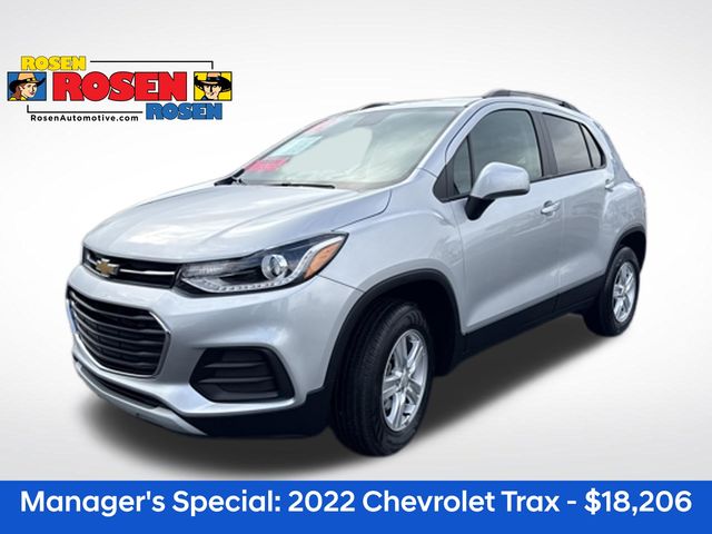 Silver Ice Metallic 2022 Chevrolet Trax LT AWD SUV / Crossover All-Wheel Drive 6-Speed Automatic