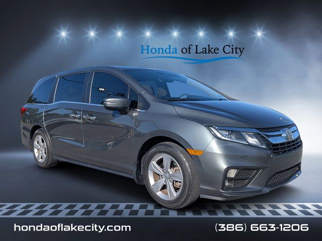 Gray (Modern Steel Metallic) 2019 Honda Odyssey EX-L FWD Minivan Front-Wheel Drive 9-Speed Automatic