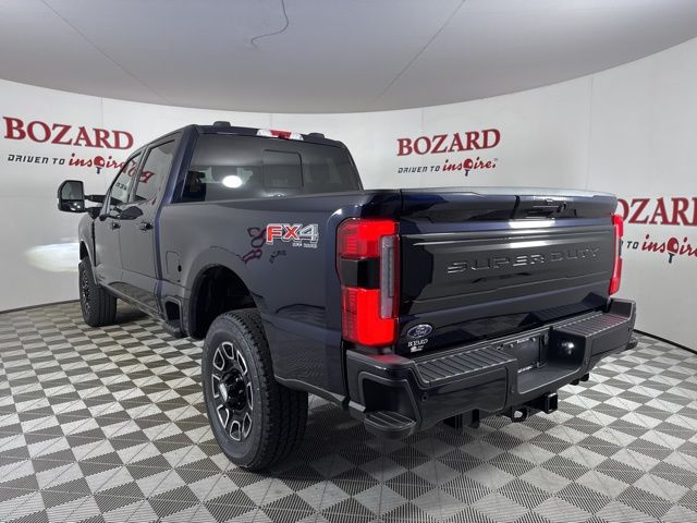 2025 Antimatter Blue Metallic Ford F-350SD Platinum 4X4 Truck