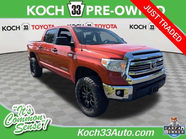 Inferno Red 2017 Toyota Tundra Pickup Truck Four-Wheel Drive 6-Speed Automatic Overdrive