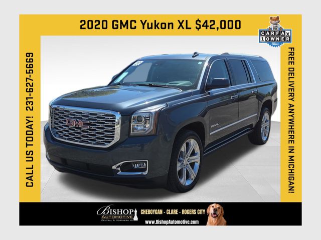 Gray (Dark Sky Metallic) 2020 GMC Yukon XL Denali 4WD SUV / Crossover Four-Wheel Drive