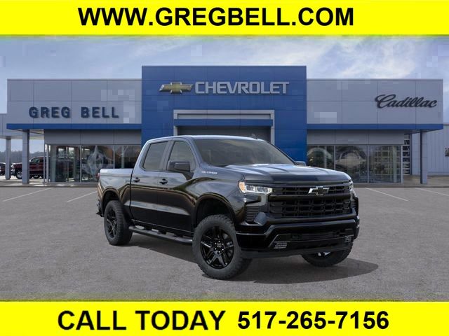 Black 2026 Chevrolet Silverado 1500 Pickup Truck Four-Wheel Drive 8-Speed Automatic