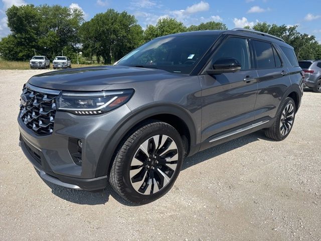 Carbonized Gray Metallic 2026 Ford Explorer Platinum AWD SUV / Crossover All-Wheel Drive Automatic