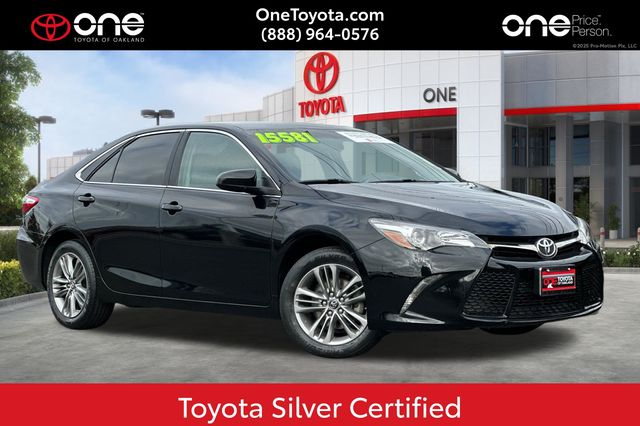 Midnight Black Metallic 2017 Toyota Camry Sedan Front-Wheel Drive 6-Speed Automatic