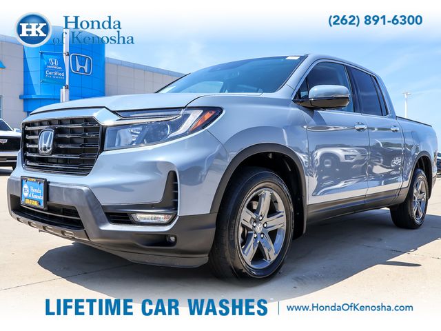 Gray Pearl 2023 Honda Ridgeline Pickup Truck All-Wheel Drive 9-Speed Automatic