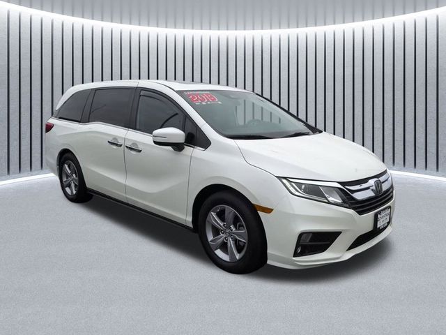White Diamond Pearl 2019 Honda Odyssey EX-L FWD Minivan Front-Wheel Drive 9-Speed Automatic