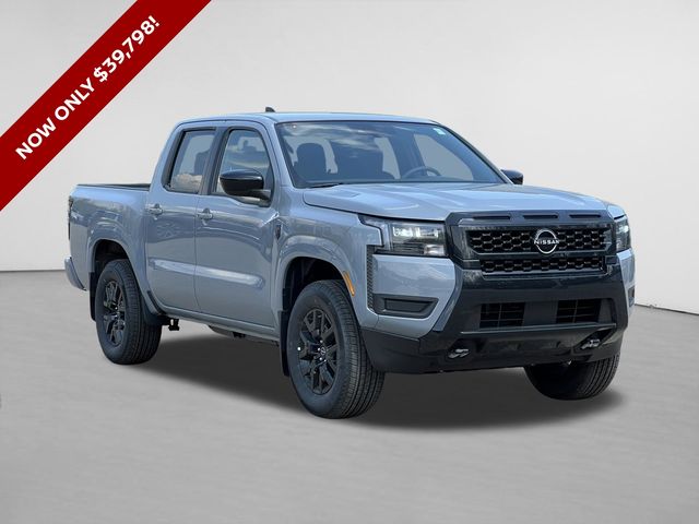 Boulder Gray Pearl 2026 Nissan Frontier SV Crew Cab 4WD Pickup Truck Four-Wheel Drive 9-Speed Automatic Overdrive
