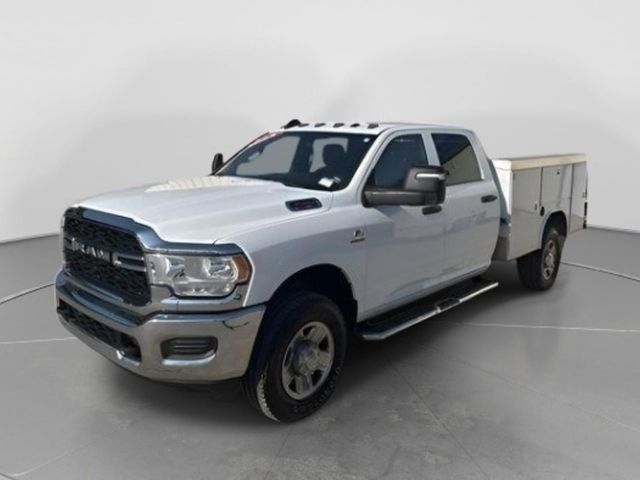 Bright White Clearcoat 2024 RAM 3500 Tradesman Crew Cab LB 4WD Pickup Truck Four-Wheel Drive 6-Speed Automatic